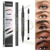 Hellokiss two-pronged eyebrow pencil waterproof and sweat-proof wild eyebrow double-headed