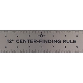 ALVIN Aluminum Center Finding Ruler 48" Model ARC48 Ruler | Multipurpose Idea Measuring Aid for Dividing and Gaging Layouts, Finds Centers Quickly - 48" Inch