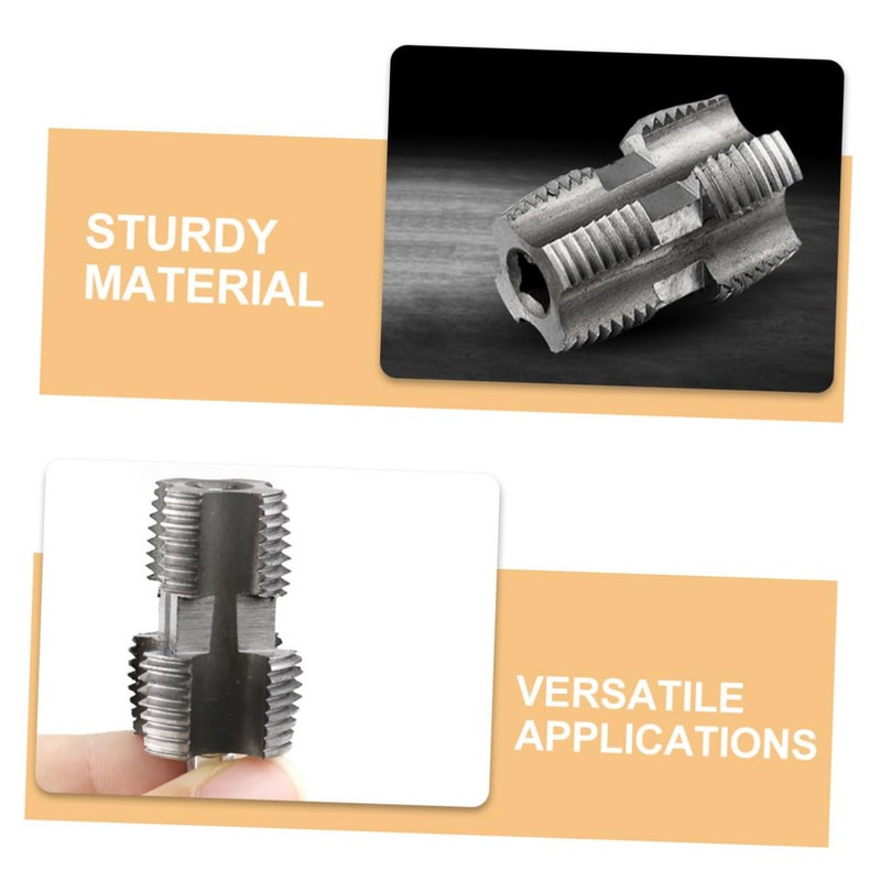 SUPVOX 1 Set Electric Drill Threader Tool for PVC Pipes