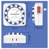 Program Timer, 24 Hours, 15 Minute Units, Direct Outlet Connection,