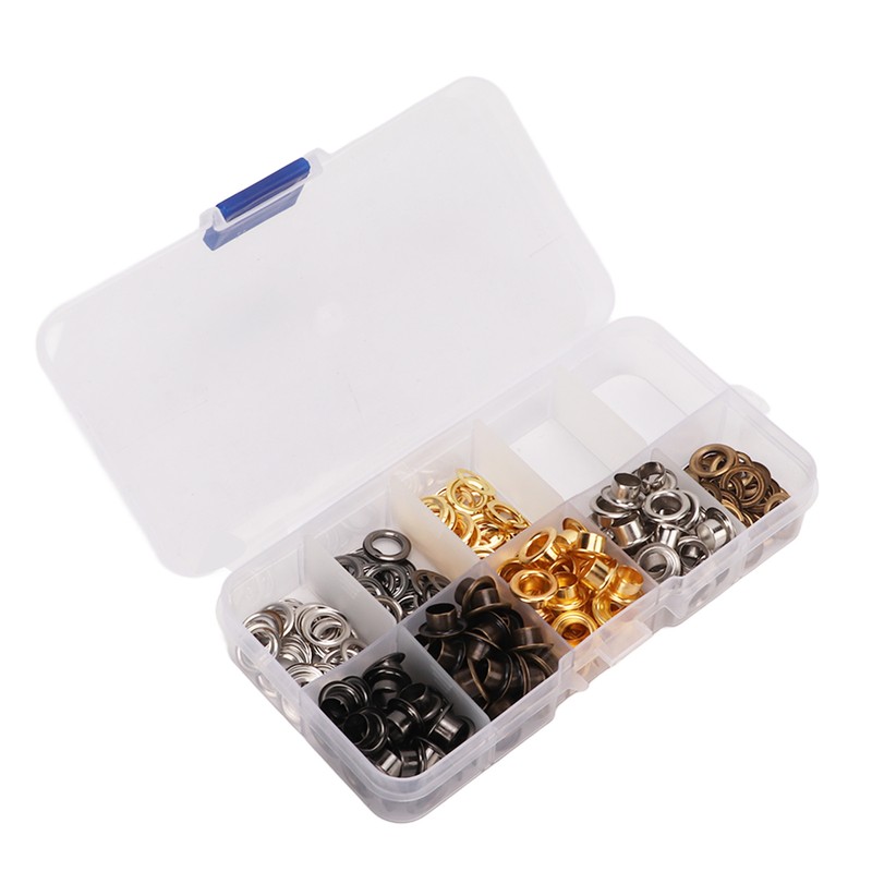 Grommet Tool Kit Sturdy Colorful Plating Easy Installation Metal Grommets