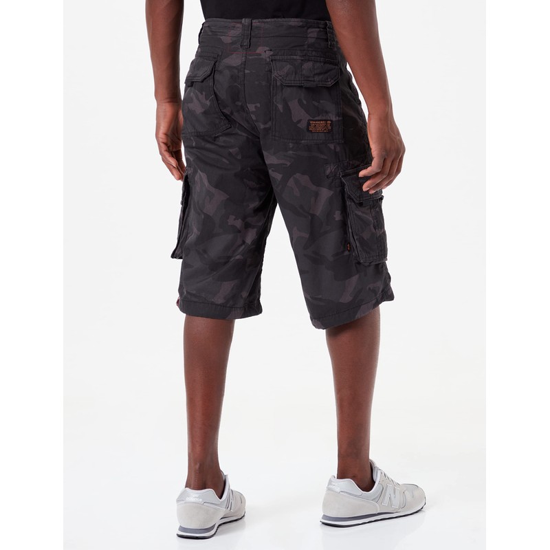 ALPHA INDUSTRIES Men's Cargos Jet Short Camo Shorts for Men
