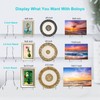 Boloyo Flat Back Acrylic Plate Display Stand , 6 Inch