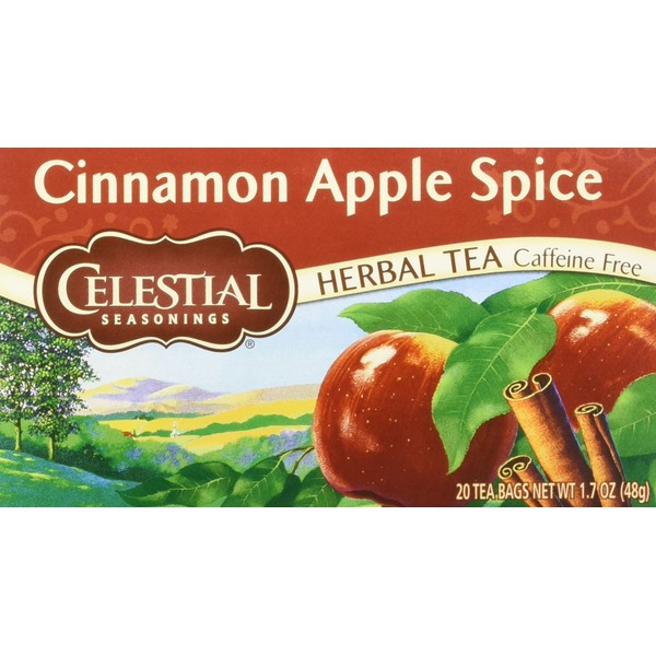 Celestial Seasonings Cinnamon Apple Spice Tea Bags - 20 ct - 6 pk