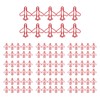 100Pcs Plane Shaped Paper Clips Cute Anti Slip Multipurpose for
