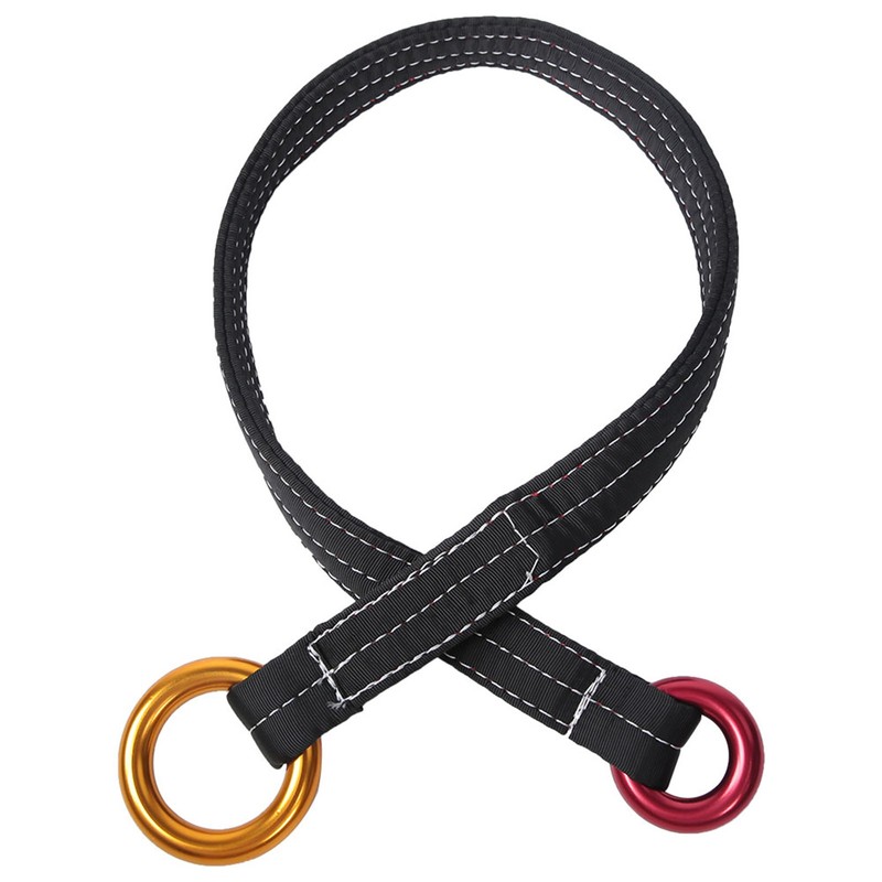 90CM Outdoor Climbing Tree Rescue Wire Lanyard with Two Hanging