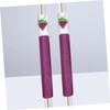 SHOWERORO Refrigerator Handle Covers 2 Pack Floral Pattern Cotton Material