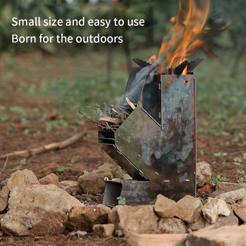 Outdoor Convenient Stove Foldable Portable Stainless Steel Wood Burning Stove