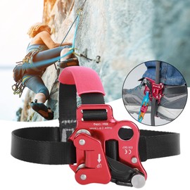 Klettern Sie Fußsteiger, Umkehrschnalle, Stabstab, Entwurf der Riemenscheibe, Zuverlässig und Leicht, Luftfahrt -Aluminium -Herstellung, Einstellung der Einfachen Größen, Feste Verriegelung, (#2)