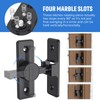 90 Degree Flip Barn Door Lock, Heavy Duty Sliding Gate