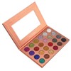 24 Color Pressed Glitter Eyeshadow Palette Metallic Highly Pigmented Shimmery