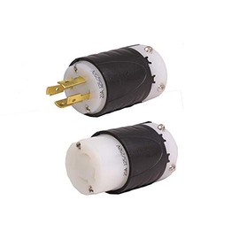 NEMA L14-20 Plug and Connector Set for 20A, 125/250V, 7000W Generators - Iron Box Part # IBX-L1420PR