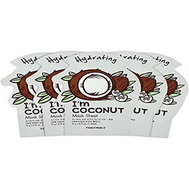 TONYMOLY - Mascarilla Facial Hidratante De Coco Im Real 5 pzas.
