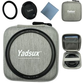 77mm to 82mm Step Up Ring Filter Adapter and Lens Cap and Multifunctional Photography Accessory Bag for Camera Lens