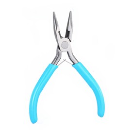 Jewellery Pliers, Needle-Nose Pliers, Small, Needle-Nose Pliers for Jewellery Making, Flat Pliers, Black Stainless Steel Small Pliers, DIY Craft Pliers, Chain Pliers for Jewellery Repair, Crafts, Wire