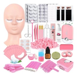 Kit Pestanas Practica Extension Pestañas 1x1 Profesional