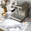 HOMETITUTE Stove Top Cover Diatomite Mat 28x20 Inch Marble Stovetop