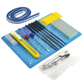 XINGYHENG 80Pcs Modeler Basic Tools Craft Set Gundam Model Tools Kit Hobby Building Tools for Model Assemble Car Model Building Repairing and Fixing DIY Craft Kit