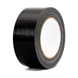 Max Solutions 50MM x 50M Duct Tape for Parcels and Boxes Heavy Duty Box Packing Tape Provides a Strong, Secure and Sticky Seal for your Boxes (Black Gaffa Duct Tape, 1)