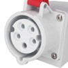Industrial Connector Socket 32A 3P+N+E IP44 Waterproof Dustproof Surface Mounted