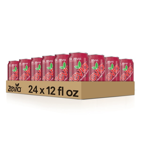 Zevia Soda, Dr. Zevia, 12 Fl Oz (Pack of 24)