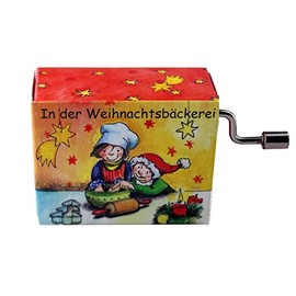mugesh Music Box In the Christmas Bakery by Rolf Zuckowski - Great Gift for Musicians