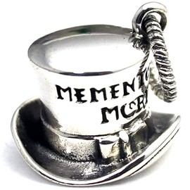 COSUMOSU Memento Mori Jewelry 925 Sterling Silver Pendant - hat style