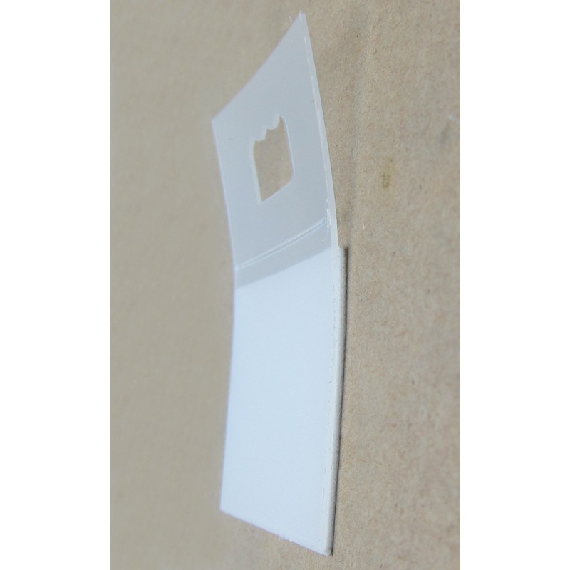 Picture Hangers Adhesive - 10 Pack - Plastic Sawtooth Adhesive