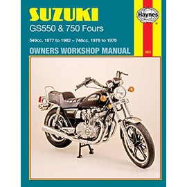 Suzuki GS550 (77 - 82) & GS750 Fours (76 - 79) Haynes Repair Manual