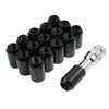 sourcing map 16 Pcs Locking Hex Closed End Lugnut Wheel