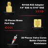 limontek HVAC Valve Core Removal Tool, R410A Mini Split Adapter,