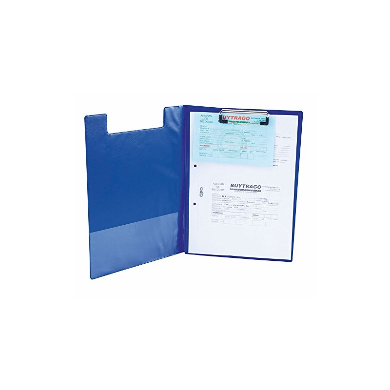 eBuyGB A4 Durable PVC Clipboard with Folding Cover - Red