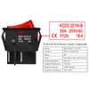 Heschen High Current Rocker Switch, 30A 250VAC, ON-OFF 2 Positions,