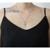 COSUMOSU 1.25inch Cross 925 Sterling Silver Pendant Religious Gifts