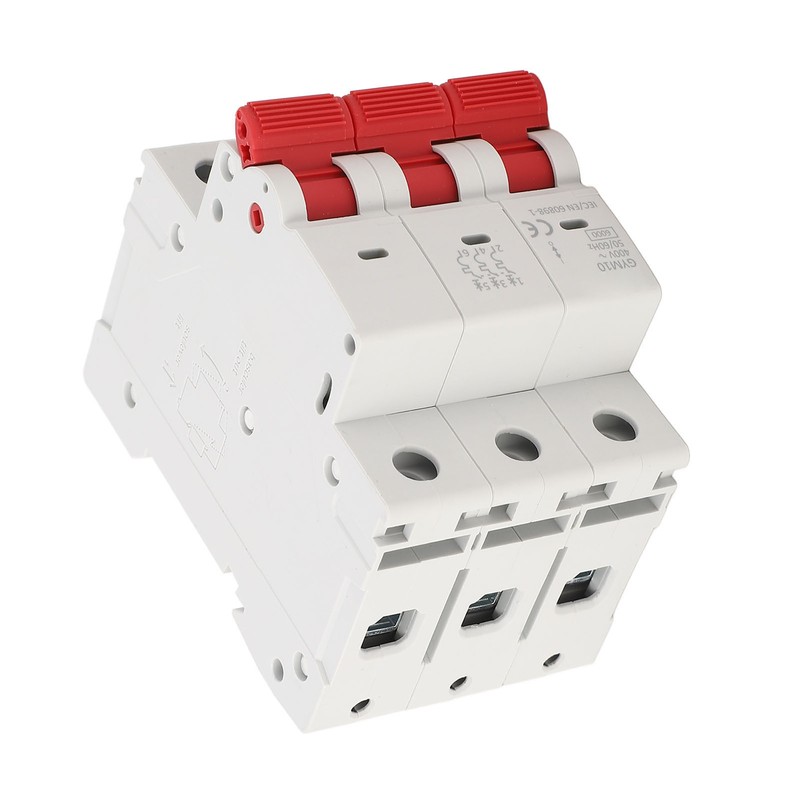 Miniature Circuit Breaker 6KA 3P DIN Rail Mounted Circuit Breaker