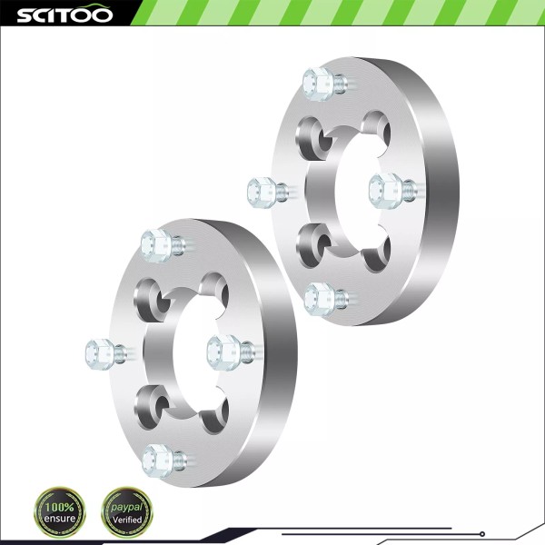 Scitoo 2X 4x100 to 4x137 1" Wheel Adapters Spacers 3/8"