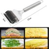 Stainless Steel Noodle Cutter and Lattice Roller - Pasta Spaghetti