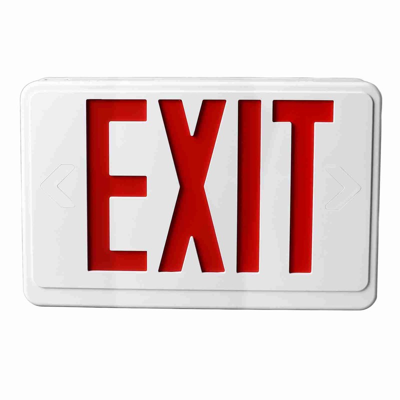 LED Emergency Exit Sign Professional IP30 Protection Grade Long Lasting