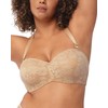 HSIA Women's Strapless Bra for Big Bust, Bandeau Full Coverage