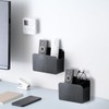 LINFIDITE 2 Pack Adhesive TV Remote Control Holder Wall Mount