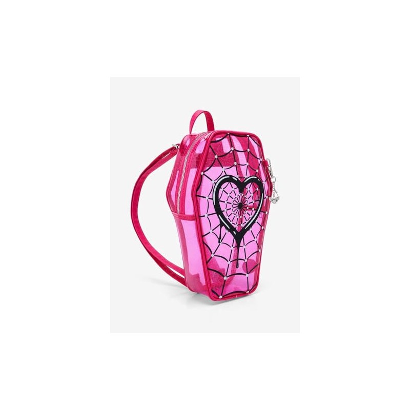 Monster High Draculaura Coffin Translucent Figural Mini Backpack PINK NONE