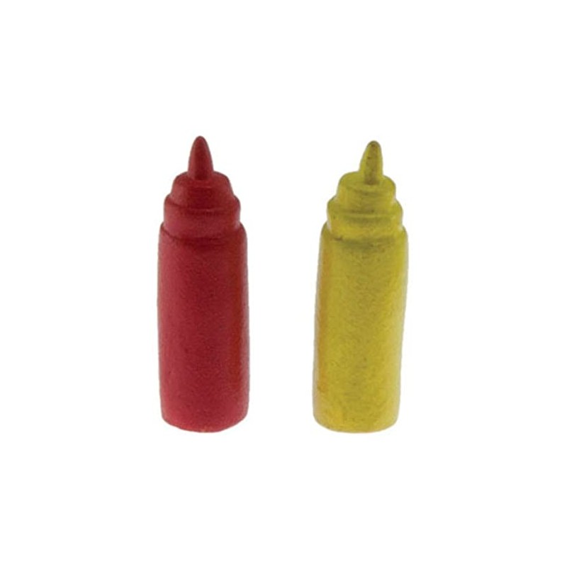 Dollhouse Miniature 1:12 Scale Ketchup and Mustard Im65023