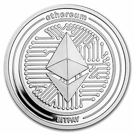 1oz Silver Round - Ethereum