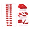 Healvian Matte Nail Tips for Women 2 Sets/48pcs Artificial Nails