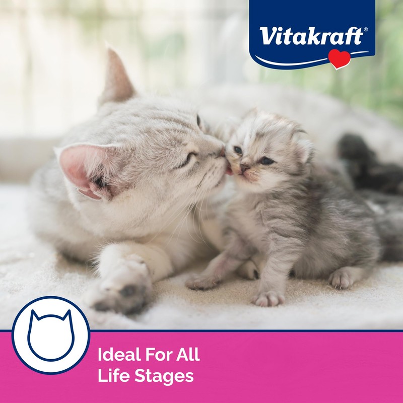 Vitakraft Lick 'n' Lap Snack Creamy, Cat Treat with Real