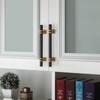 Haliwu 20 Pack Black and Gold Cabinet Pulls, 5 inch