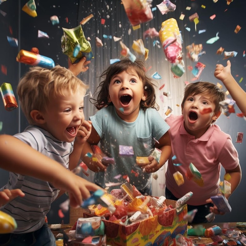 TROOKEE - Pinata di compleanno per bambini di dinosauro -