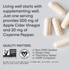 Sports Research Apple Cider Vinegar with Cayenne Pepper – Organic