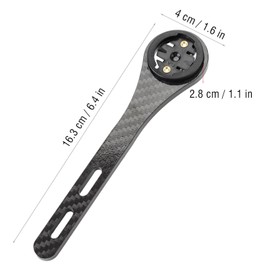 Hominas Aero Integrated Handlebar Out Front Combo Mount for Garmin Bryton, Integrated Bicycle Mount Carbon Fibre Integrated Bicycle Computer Mount