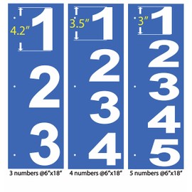 Custom 911 Reflective Address Sign - Very Highly Visible in The Daytime and Nighttime. Excellent for Emergency Response, Delivery Service, Double-Sided, 6”x18” .04” Aluminum Diamond Grade(DGP)